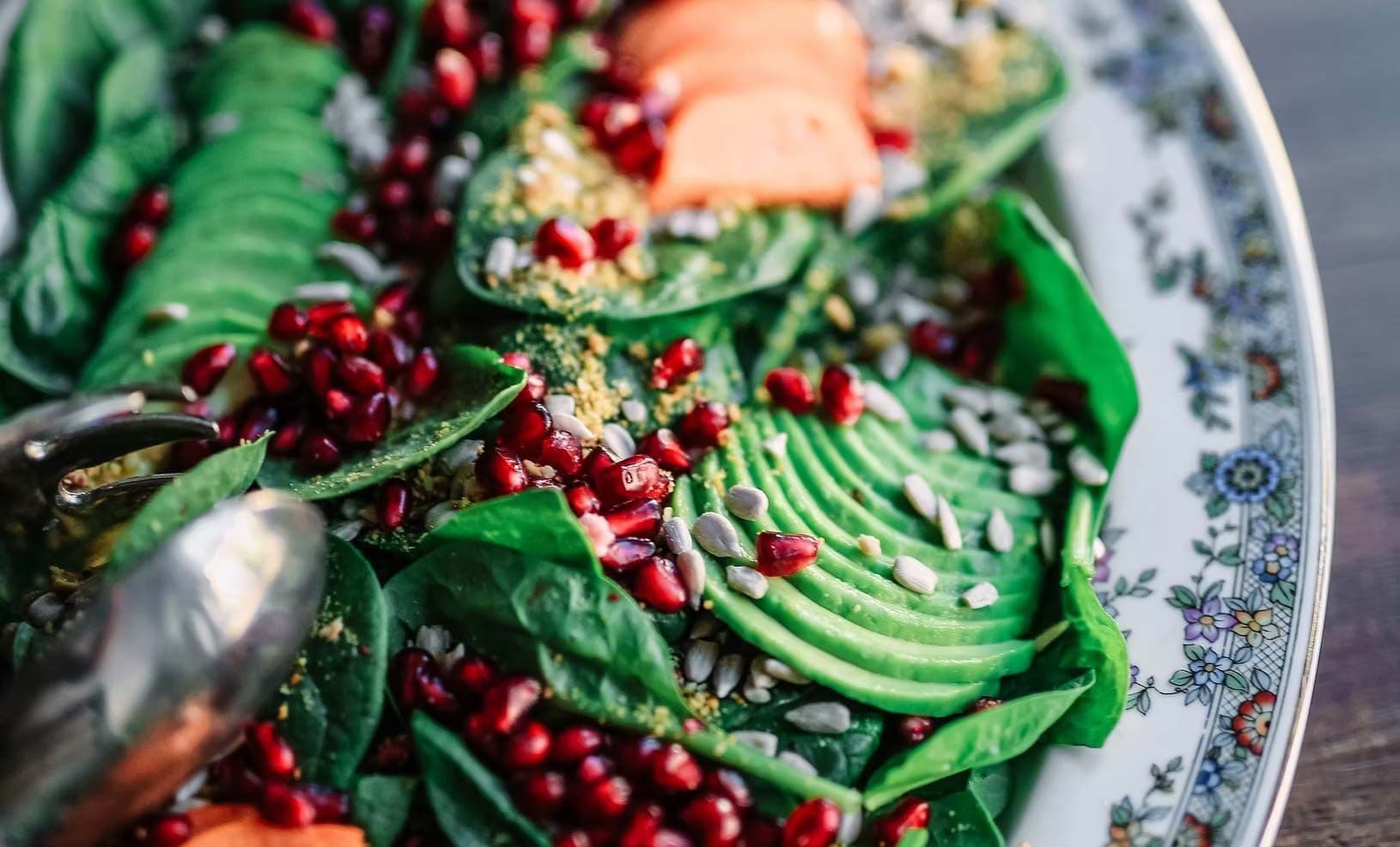 Fresh, colourful wholefoods